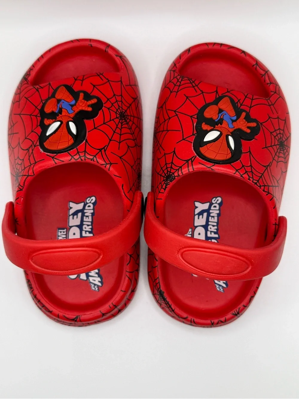 Marvel Kids Red Spidey Slip-On Clog Sandals